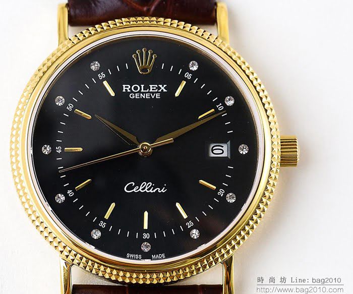 ROLEX勞力士 至尊名表 切利尼系列 904L鋼質表殼 進口超薄9015機芯 透底 防水 高檔男士腕表  wssb4080